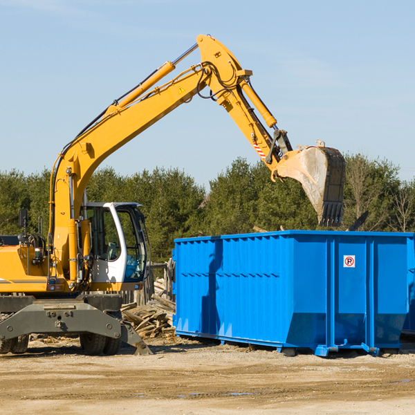 what happens if the residential dumpster is damaged or stolen during rental in Walsh